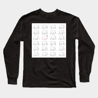 The Pink Elephant Long Sleeve T-Shirt